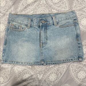J. Galt Light Blue Denim Mini Skirt